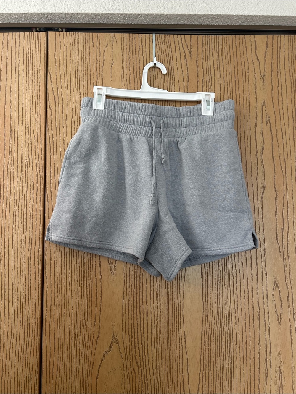 Women's Gray Drawstring Lounge Shorts